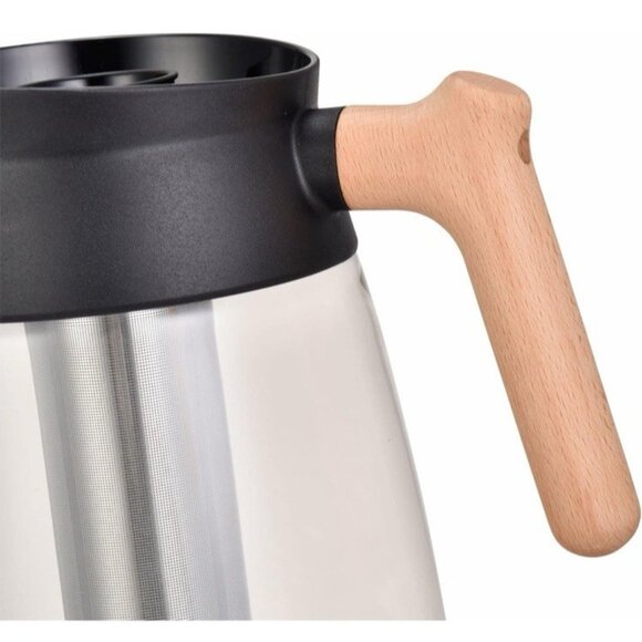 12 Cups Coffee Pot Replacement for Ninja CPF301 Brand New Clear Glass & Black - Picture 2 of 6